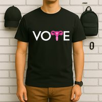 Vote Uterus Mind Your Own Uterus Stars Stripes Equal Rights T-Shirt