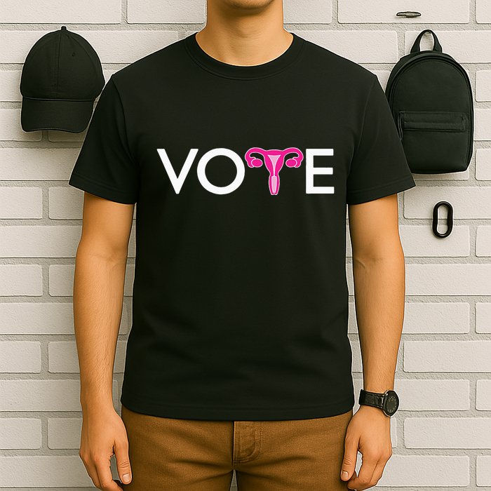 Vote Uterus Mind Your Own Uterus Stars Stripes Equal Rights T-Shirt