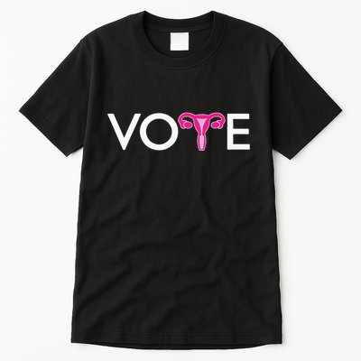 Vote Uterus Mind Your Own Uterus Stars Stripes Equal Rights Tall T-Shirt