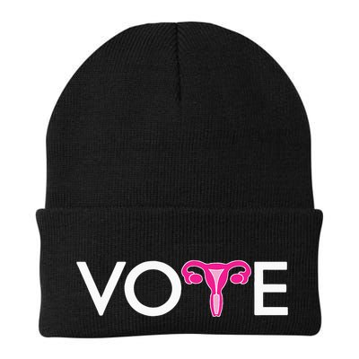 Vote Uterus Mind Your Own Uterus Stars Stripes Equal Rights Beanie