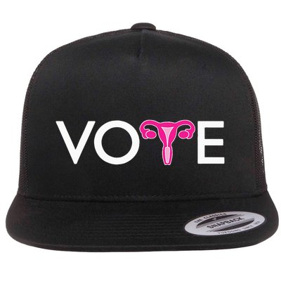 Vote Uterus Mind Your Own Uterus Stars Stripes Equal Rights Flatbill Hat