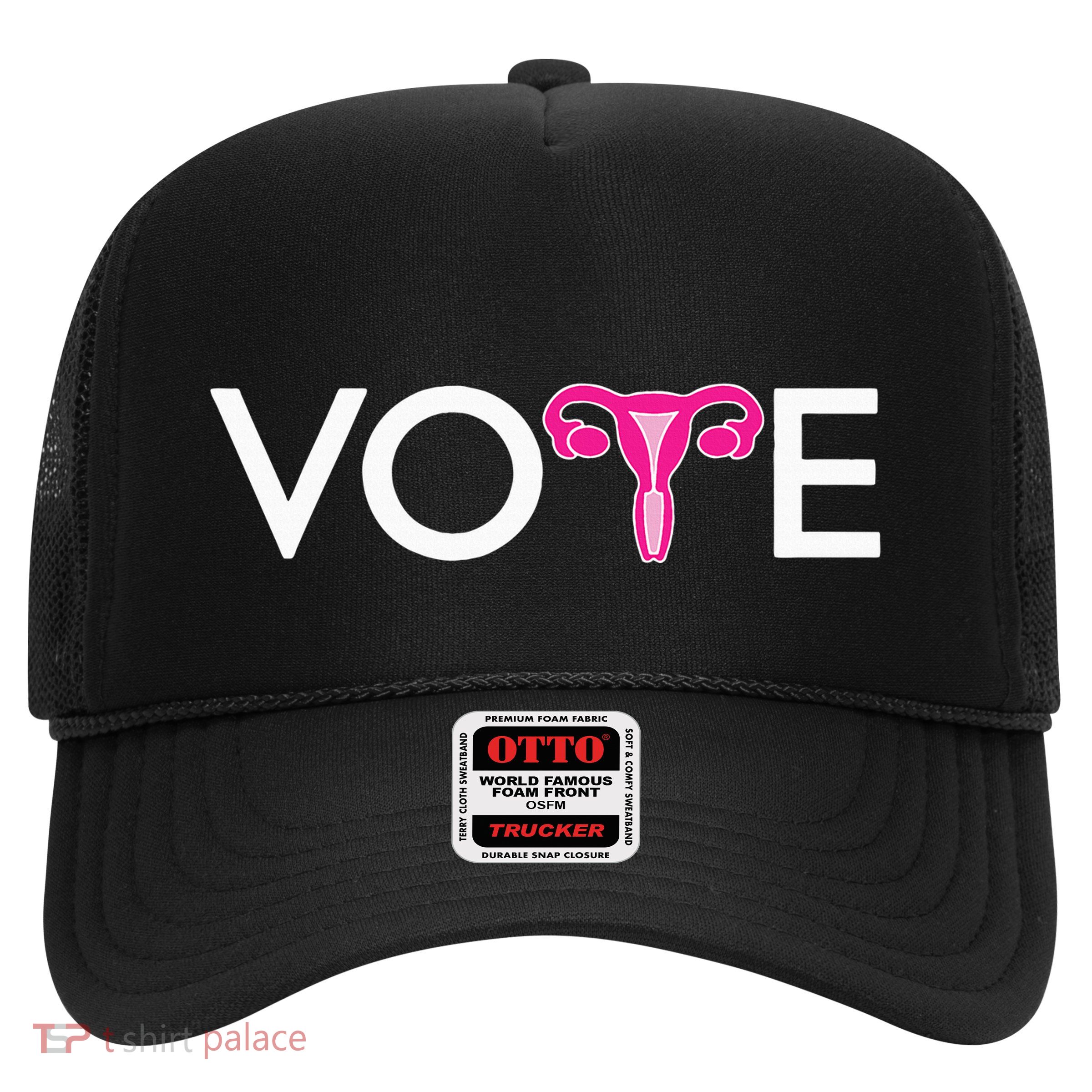 Vote Uterus Mind Your Own Uterus Stars Stripes Equal Rights Trucker Hat