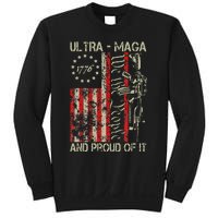 Vintage Ultra Maga Old American Flag 1776 We The People Usa Min Sweatshirt