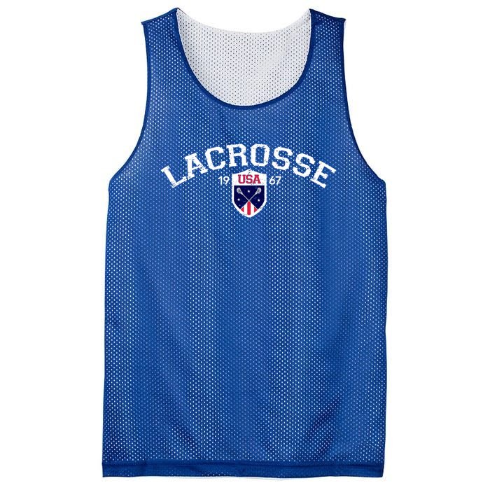 Vintage Usa National Lacrosse Funny Gift Mesh Reversible Basketball Jersey Tank