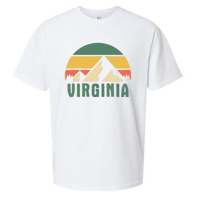 Virginia Usa Outdoors For Gift And Women Sueded Cloud Jersey T-Shirt