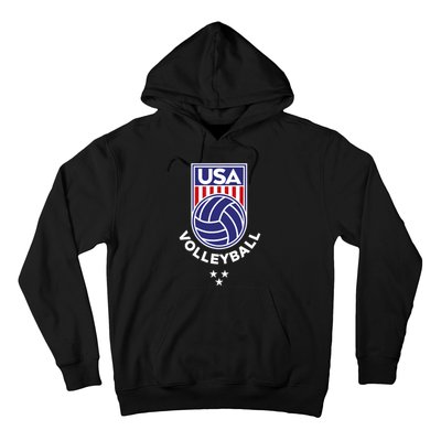 Volleyball USA Support The Team Shirt USA Flag Beach TShirt Hoodie