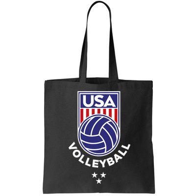 Volleyball USA Support The Team Shirt USA Flag Beach TShirt Bag