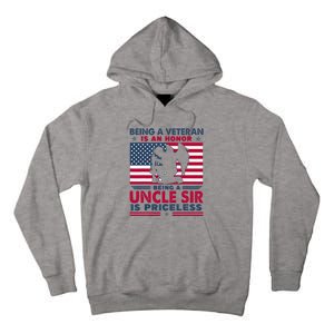 Veteran Uncle Sir Uncle Usa Flag 4th Of July Tall Hoodie