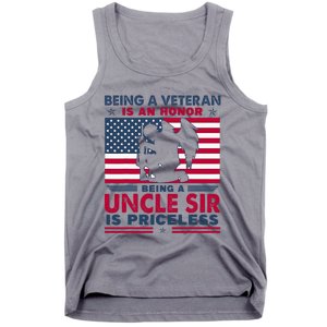 Veteran Uncle Sir Uncle Usa Flag 4th Of July Tank Top