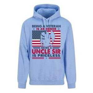 Veteran Uncle Sir Uncle Usa Flag 4th Of July Unisex Surf Hoodie