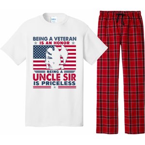 Veteran Uncle Sir Uncle Usa Flag 4th Of July Pajama Set