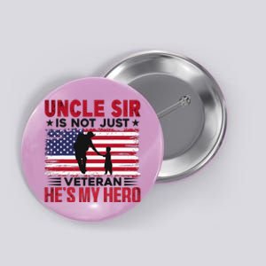 Veteran Uncle Sir Uncle Usa Flag 4th Of July Button