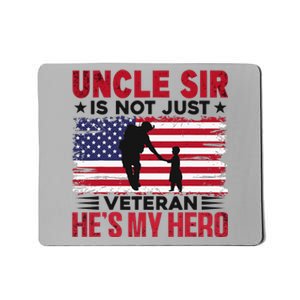 Veteran Uncle Sir Uncle Usa Flag 4th Of July Mousepad