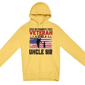 Veteran Uncle Sir Uncle Usa Flag 4th Of July Premium Pullover Hoodie