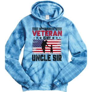 Veteran Uncle Sir Uncle Usa Flag 4th Of July Tie Dye Hoodie