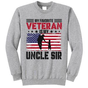 Veteran Uncle Sir Uncle Usa Flag 4th Of July Tall Sweatshirt