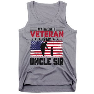 Veteran Uncle Sir Uncle Usa Flag 4th Of July Tank Top