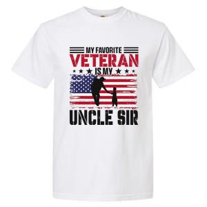 Veteran Uncle Sir Uncle Usa Flag 4th Of July Garment-Dyed Heavyweight T-Shirt