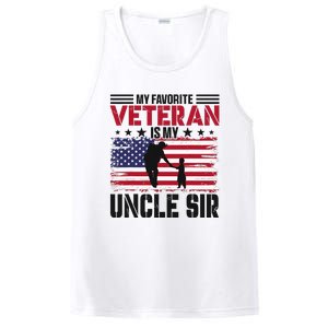 Veteran Uncle Sir Uncle Usa Flag 4th Of July PosiCharge Competitor Tank