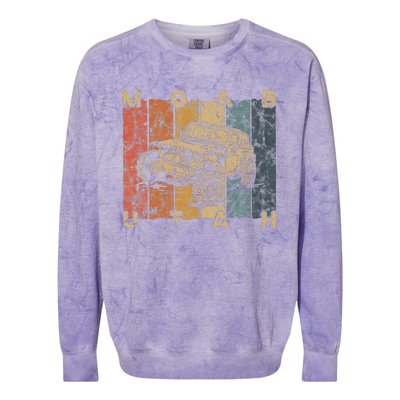 Vintage Utah Souvenirs Utahs Mountain Desert Off Road Colorblast Crewneck Sweatshirt