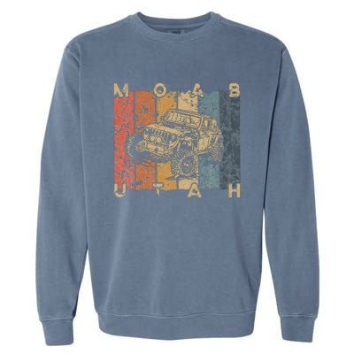 Vintage Utah Souvenirs Utahs Mountain Desert Off Road Garment-Dyed Sweatshirt