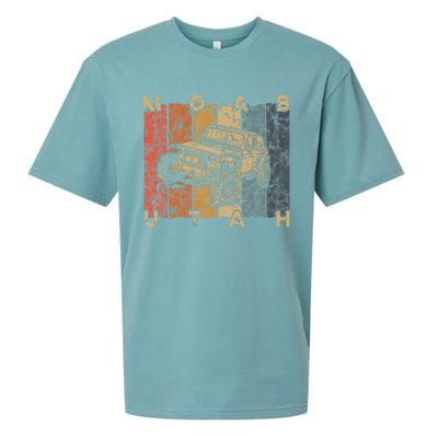 Vintage Utah Souvenirs Utahs Mountain Desert Off Road Sueded Cloud Jersey T-Shirt