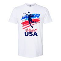 Volleyball Usa Support Softstyle CVC T-Shirt