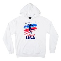 Volleyball Usa Support Hoodie