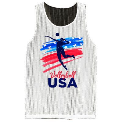 Volleyball Usa Support Mesh Reversible Basketball Jersey Tank