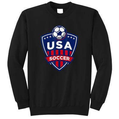 Vintage USA Soccer American Flag Football Jersey Sweatshirt