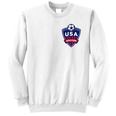 Vintage USA Soccer American Flag Football Jersey Sweatshirt