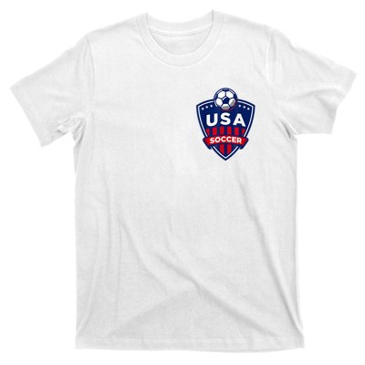 Vintage USA Soccer American Flag Football Jersey T-Shirt