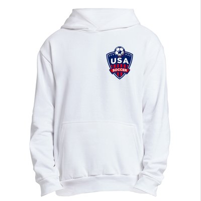 Vintage USA Soccer American Flag Football Jersey Urban Pullover Hoodie