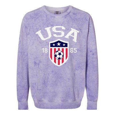 Vintage USA Soccer Colorblast Crewneck Sweatshirt