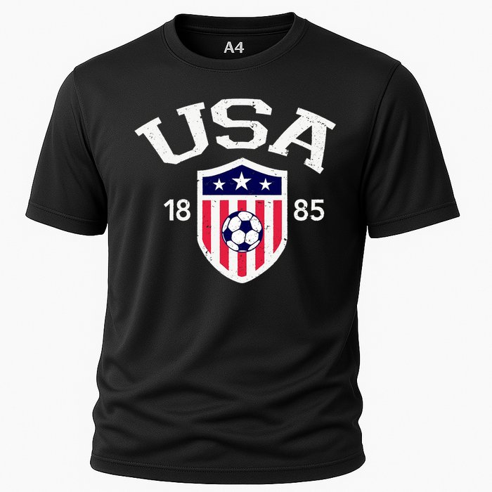 Vintage USA Soccer Cooling Performance Crew T-Shirt