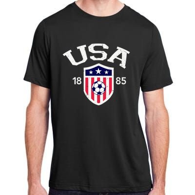 Vintage USA Soccer Adult ChromaSoft Performance T-Shirt