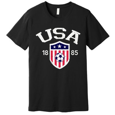 Vintage USA Soccer Premium T-Shirt