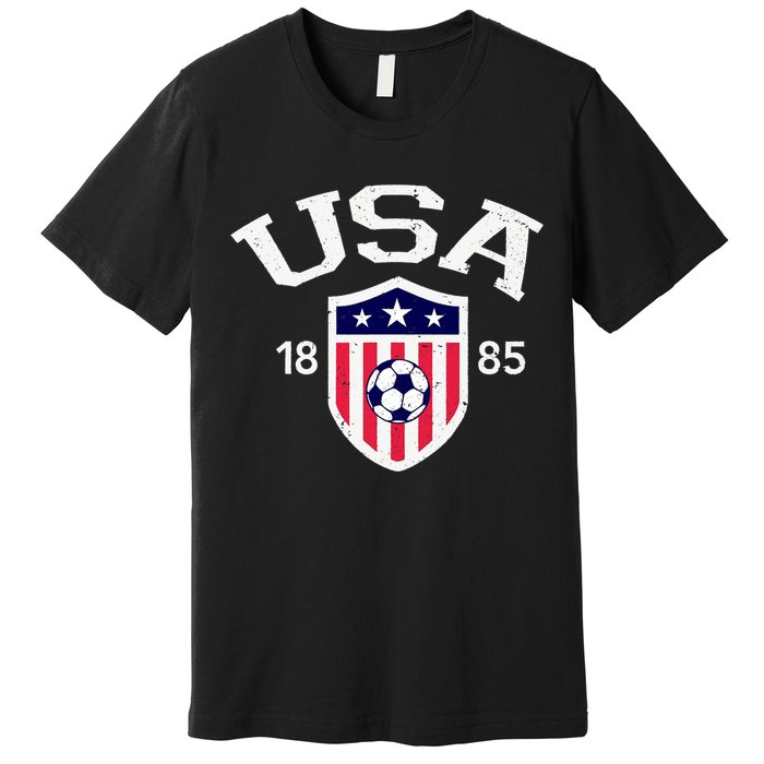 Vintage USA Soccer Premium T-Shirt