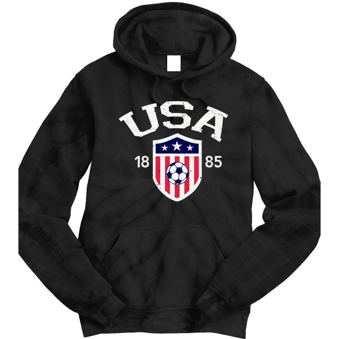 Vintage USA Soccer Tie Dye Hoodie