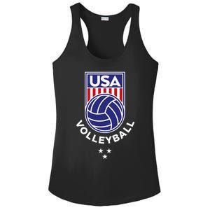 Volleyball USA Support The TeamUSA Flag Beach Ladies PosiCharge Competitor Racerback Tank