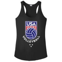 Volleyball USA Support The TeamUSA Flag Beach Ladies PosiCharge Competitor Racerback Tank