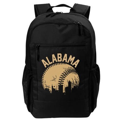 Vintage USA State Fan Player Coach Alabama Baseball Backpack