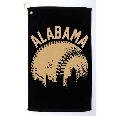 Vintage USA State Fan Player Coach Alabama Baseball Golf Towel