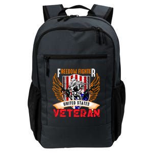 Veteran United States Freedom Fighter Daily Commute Backpack