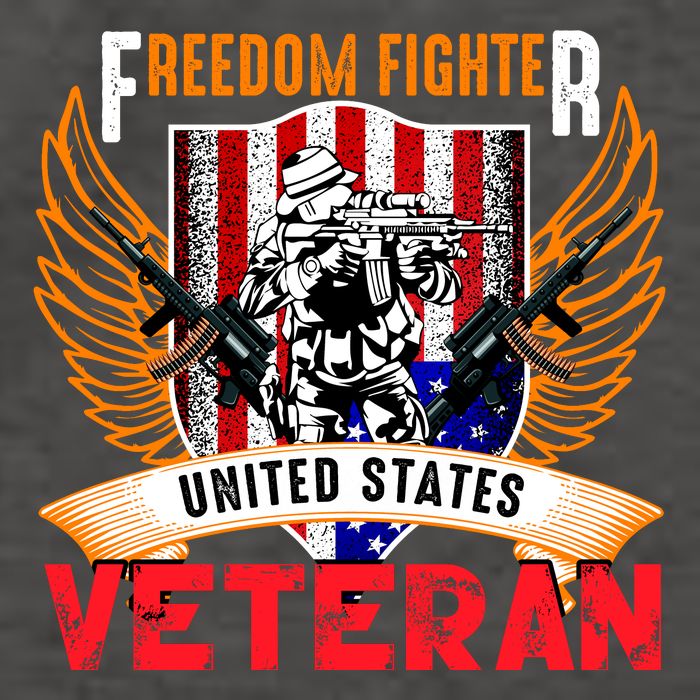 Veteran United States Freedom Fighter Vector Backpack