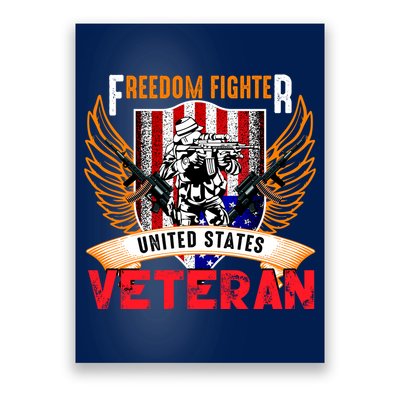 Veteran United States Freedom Fighter Poster