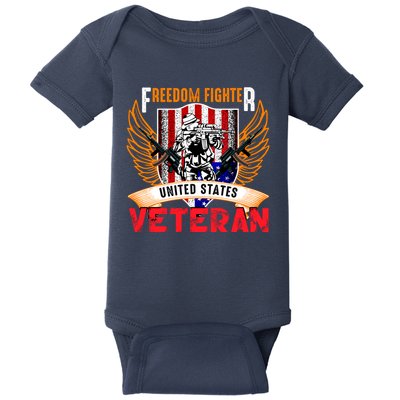 Veteran United States Freedom Fighter Baby Bodysuit