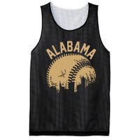 Vintage Usa State Fan Player Coach Alabama Baseball Mesh Reversible Basketball Jersey Tank