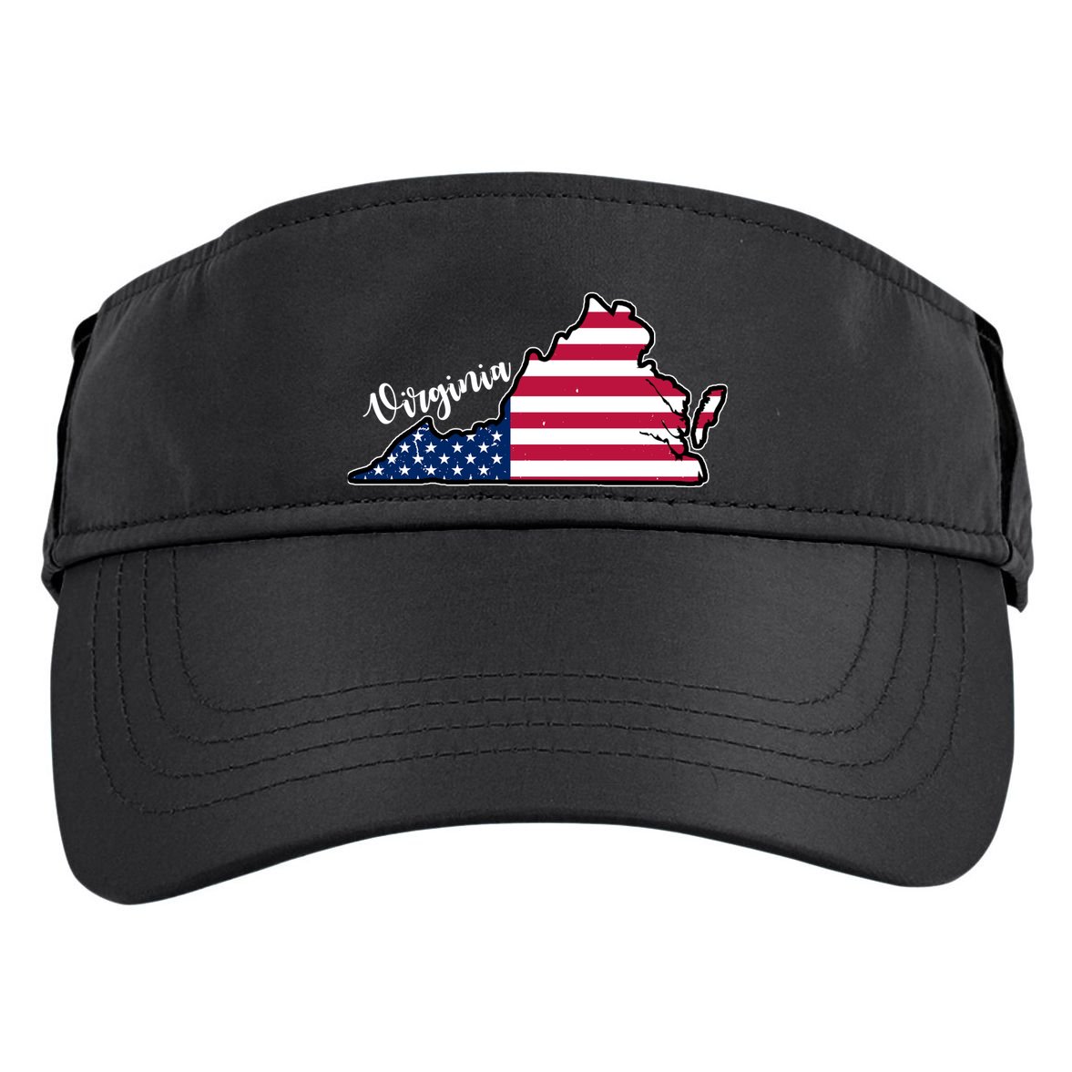 Virginia United States Map Adult Drive Performance Visor