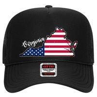 Virginia United States Map Trucker Hat